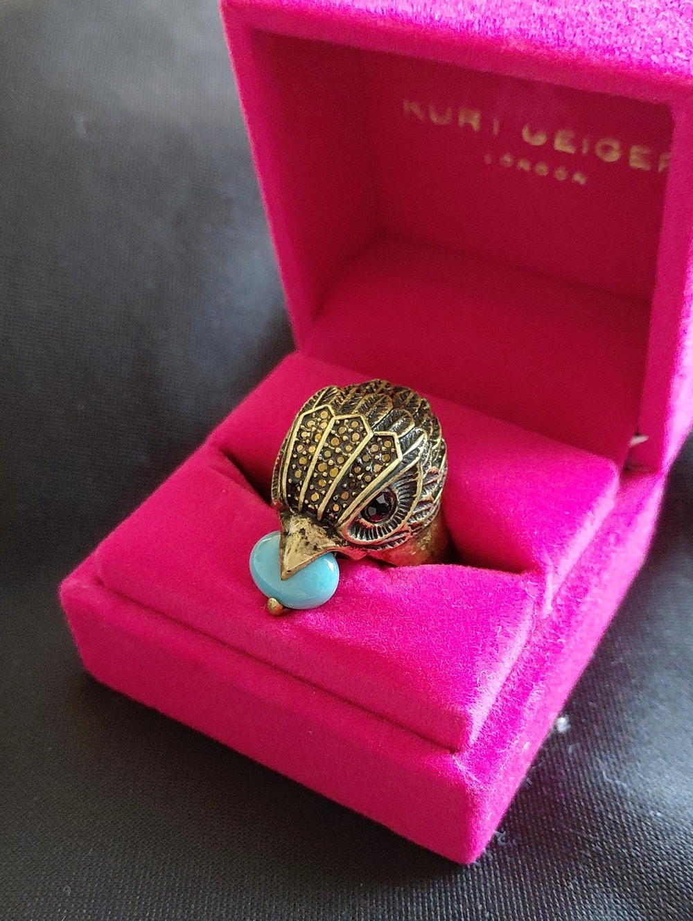 KURT GEIGER LONDON EAGLE RING SIZE 8 - Picture 3 of 8